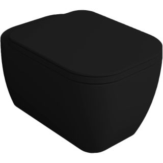 Унитаз Simas Henges HE18neromatt подвесной Черный матовый без сиденья